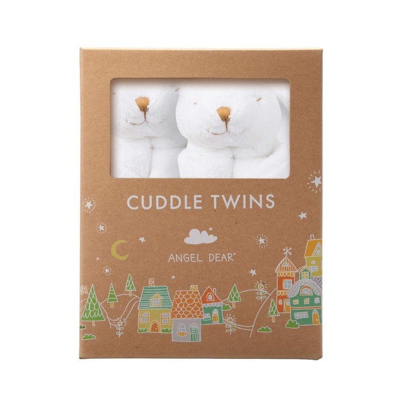 Angel Dear - White Bunny, Cuddle Twins Set - Image 1